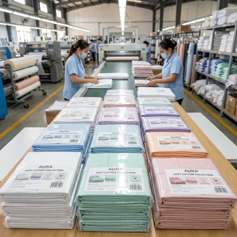 Bedsheet production