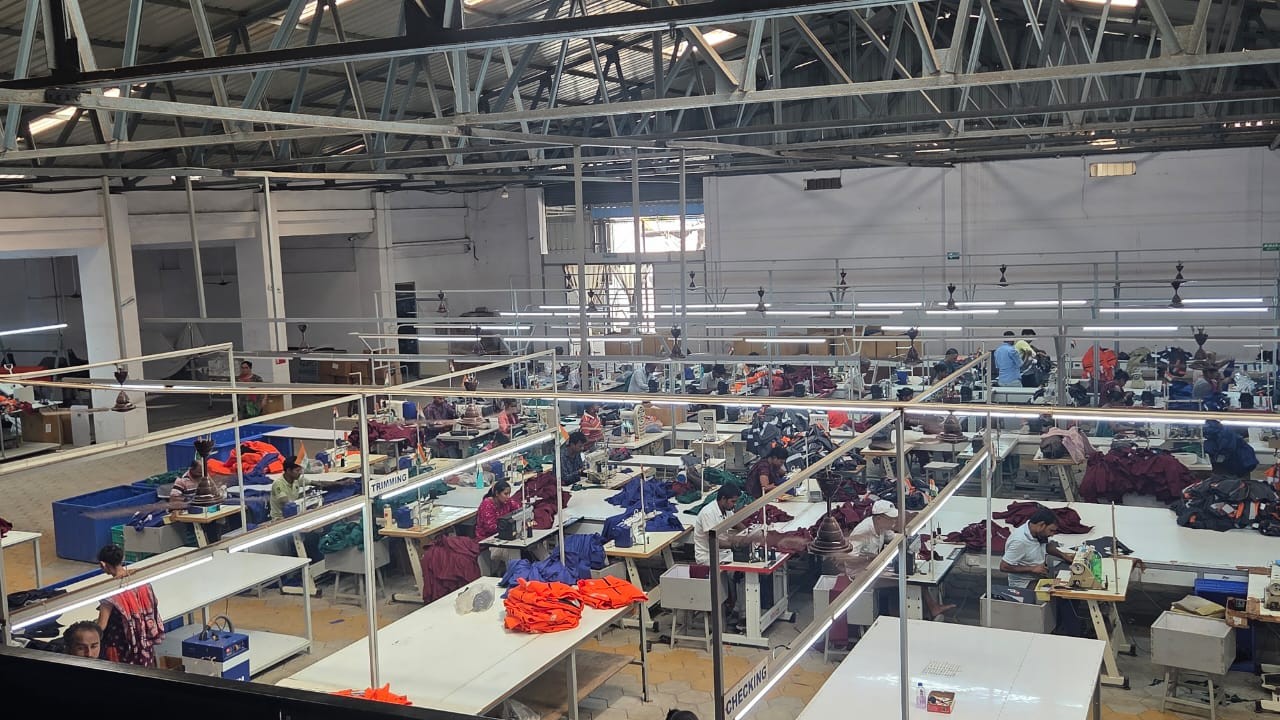 SEVENTY7 Garments factory floor